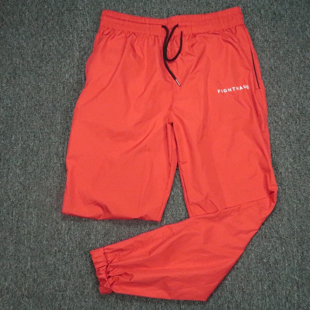 Fighthaus Sauna Suit Mens Large Red Performance Athletic Jacket Pants - Picture 9 of 16
